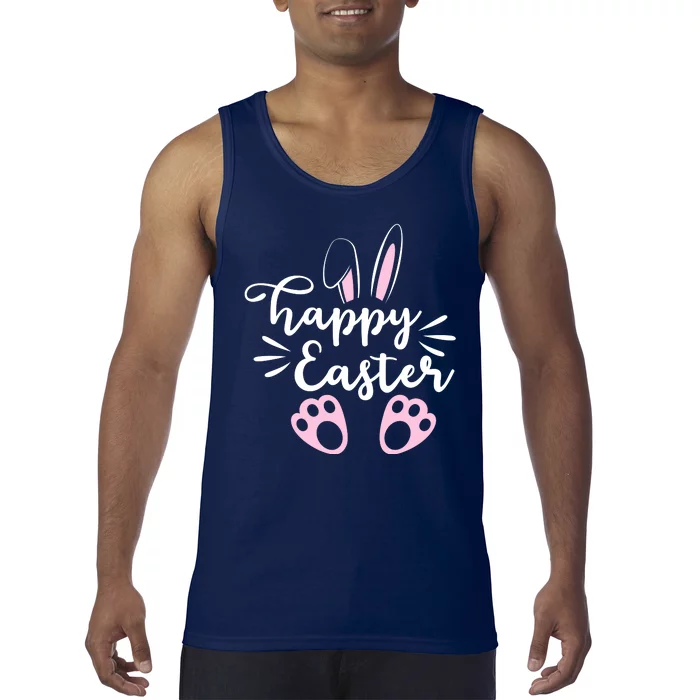 Happy Easter Cute Bunny Holiday Tank Top