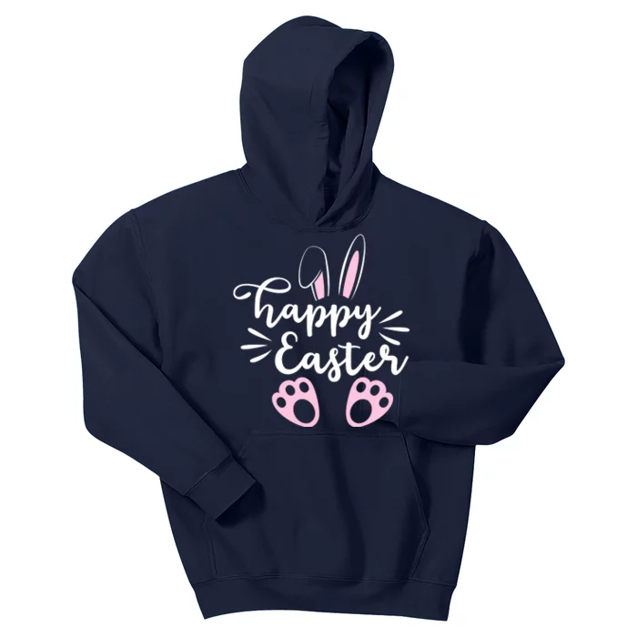 Happy Easter Cute Bunny Holiday Kids Hoodie