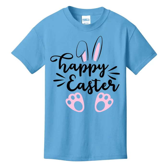 Happy Easter Cute Bunny Holiday Kids T-Shirt