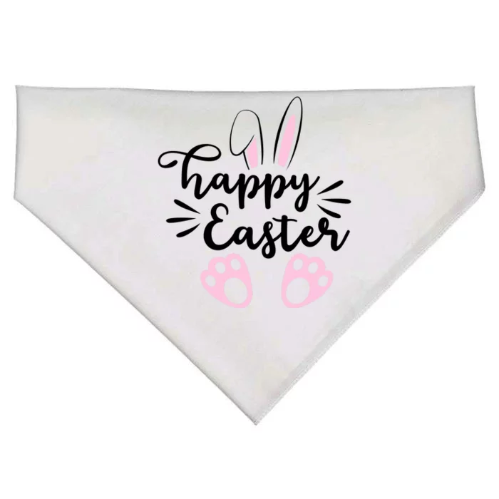 Happy Easter Cute Bunny Holiday USA-Made Doggie Bandana