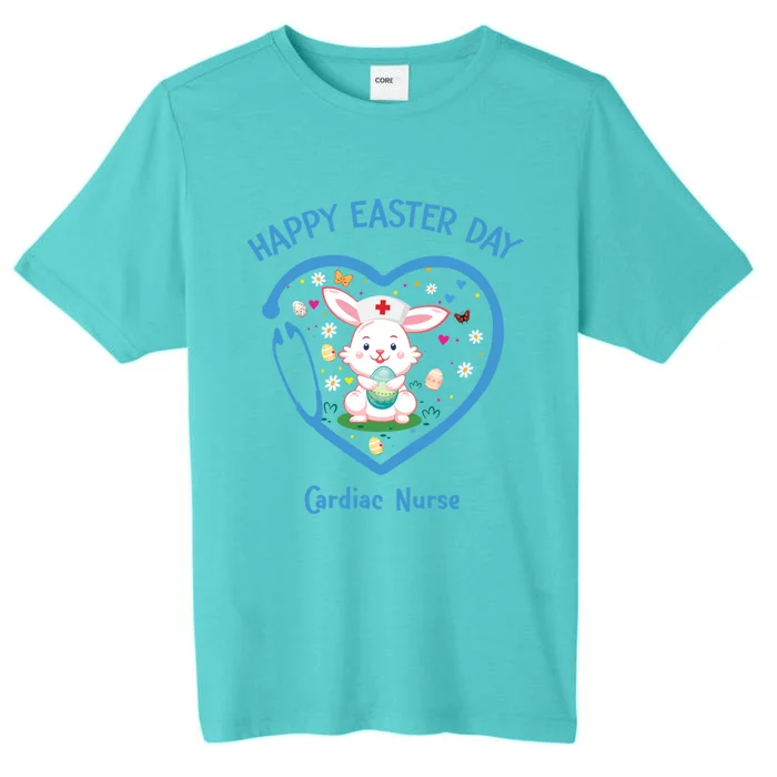 Happy Easter Cardiac Nurse Gift Cute Nurse Easter Day Great Gift ChromaSoft Performance T-Shirt