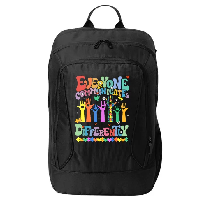 Hands Everyone Communicates Differently City Backpack