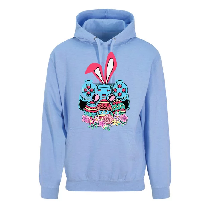 Happy Easter Day Video Game Controller Bunny Gamer Unisex Surf Hoodie