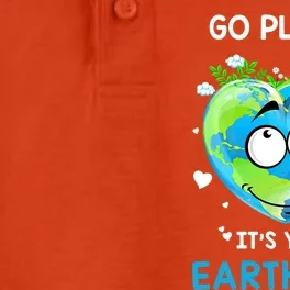 Happy Earth Day Go Planet It's Your Earth Day Meaningful Gift Dry Zone Grid Performance Polo