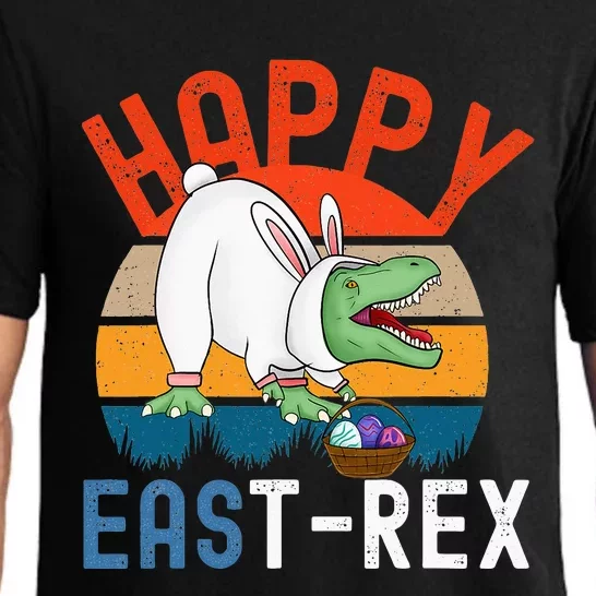 Happy Eastrawr Dinosaur Egg Easter Bunny T-Rex Pajama Set