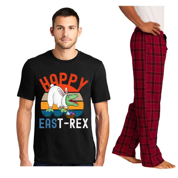 Happy Eastrawr Dinosaur Egg Easter Bunny T-Rex Pajama Set