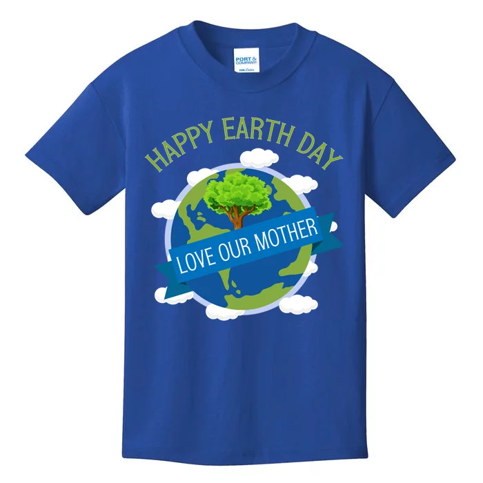 Happy Earth Day World Earth Day Awareness Gift Kids T-Shirt