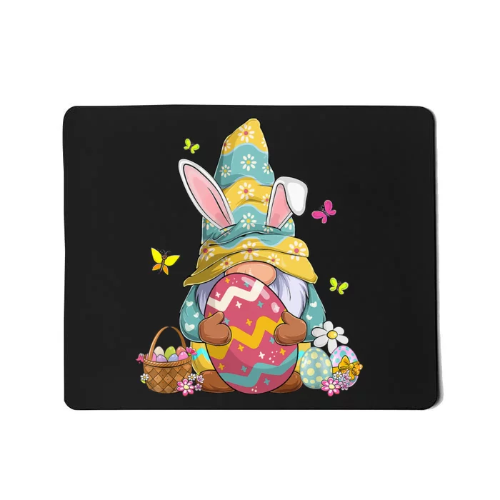 Happy Easter Day Bunny Spring Gnome Easter Egg Hunting Mousepad