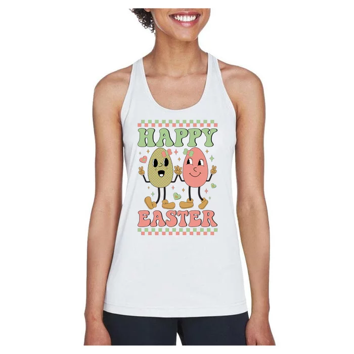 Happy Easter Day Easter Bunny Women's Racerback Tank