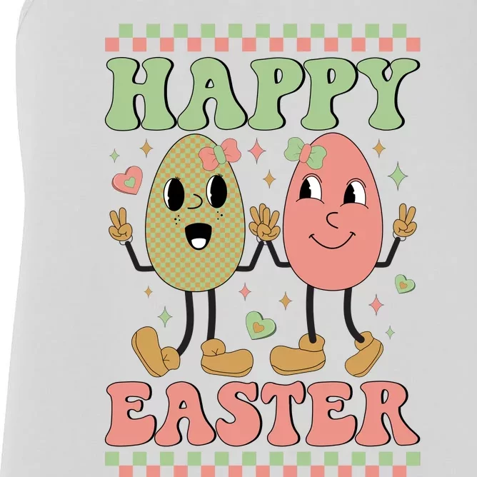 Happy Easter Day Easter Bunny Women's Racerback Tank