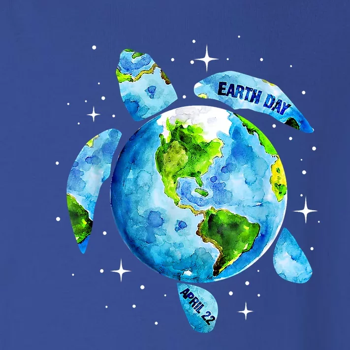 Happy Earth Day Restore Earth Sea Turtle Art Save The Planet Gift Toddler Long Sleeve Shirt