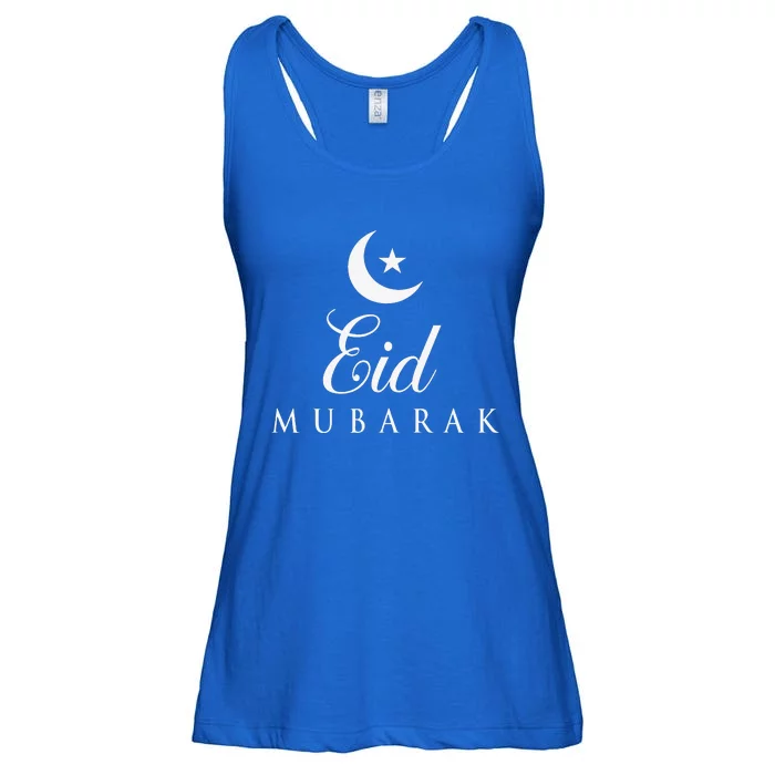 Happy Eid Day Eid AlAdha Eid Mubarak Ladies Essential Flowy Tank