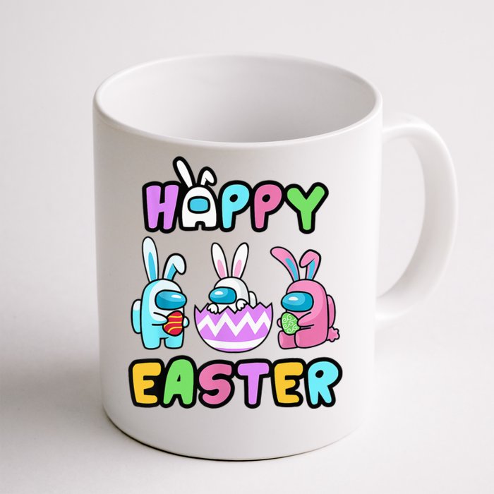 Happy Easter Days Easter Eggs Among With Us For Game Front & Back Coffee Mug