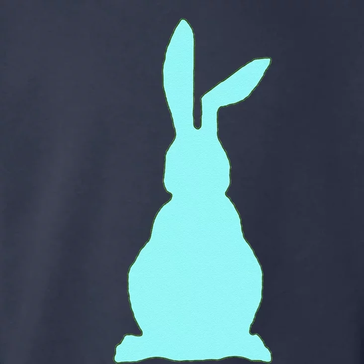 Happy Easter Day Bunny Rabbit Silhouette Hipster Toddler Hoodie