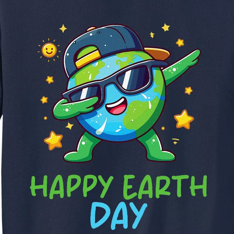 Happy Earth Day 2024 Funny Earth Day Dab Tall Sweatshirt