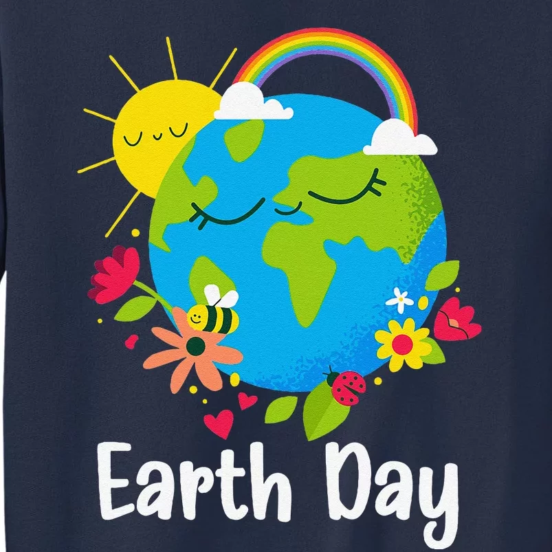 Happy Earth Day 2024 Rainbow Earth Lover Teachers Sweatshirt