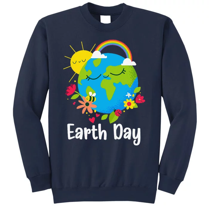 Happy Earth Day 2024 Rainbow Earth Lover Teachers Sweatshirt