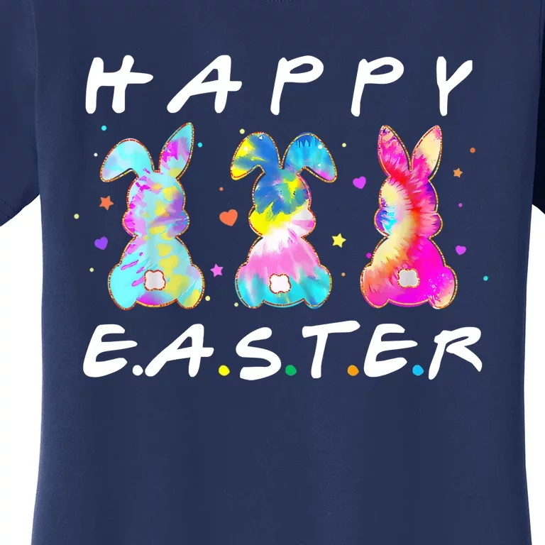 Happy Easter Day Cute Bunny Funny Rabbit Tie Dye Wo Girl Women's T-Shirt