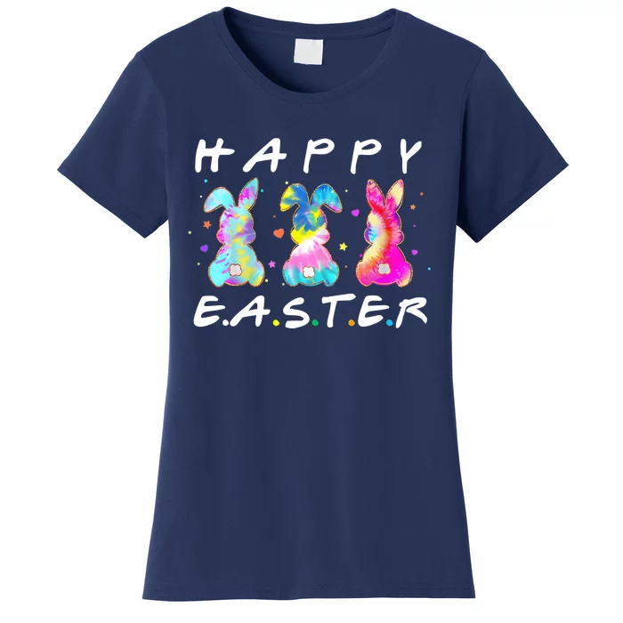 Happy Easter Day Cute Bunny Funny Rabbit Tie Dye Wo Girl Women's T-Shirt