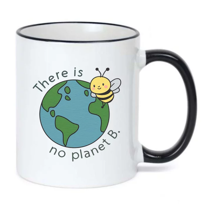 Happy Earth Day 2024 Cute Planet Bee Mother Earth Aesthetic Black Color Changing Mug