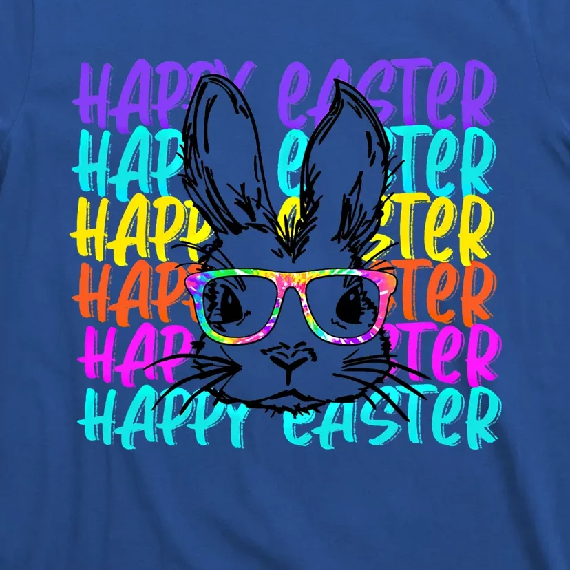 Happy Easter Day Bunny Glasses Cute Rabbit Gift T-Shirt