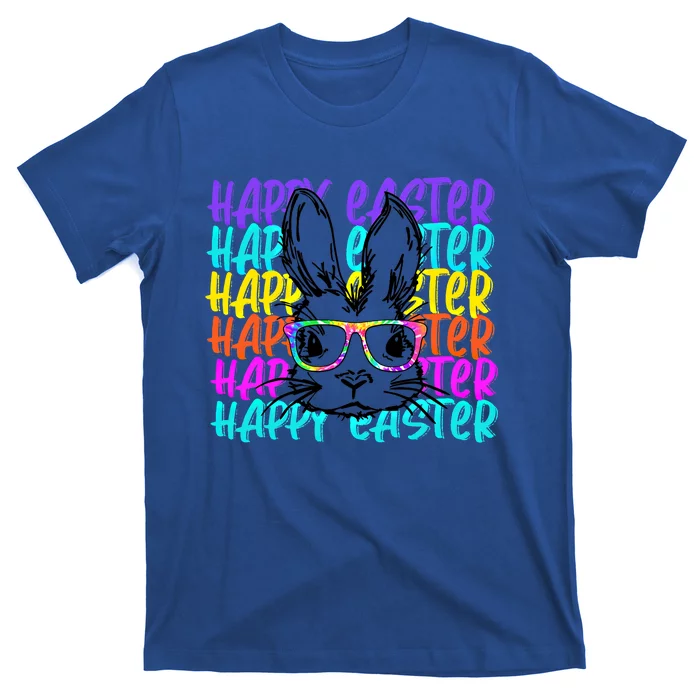 Happy Easter Day Bunny Glasses Cute Rabbit Gift T-Shirt