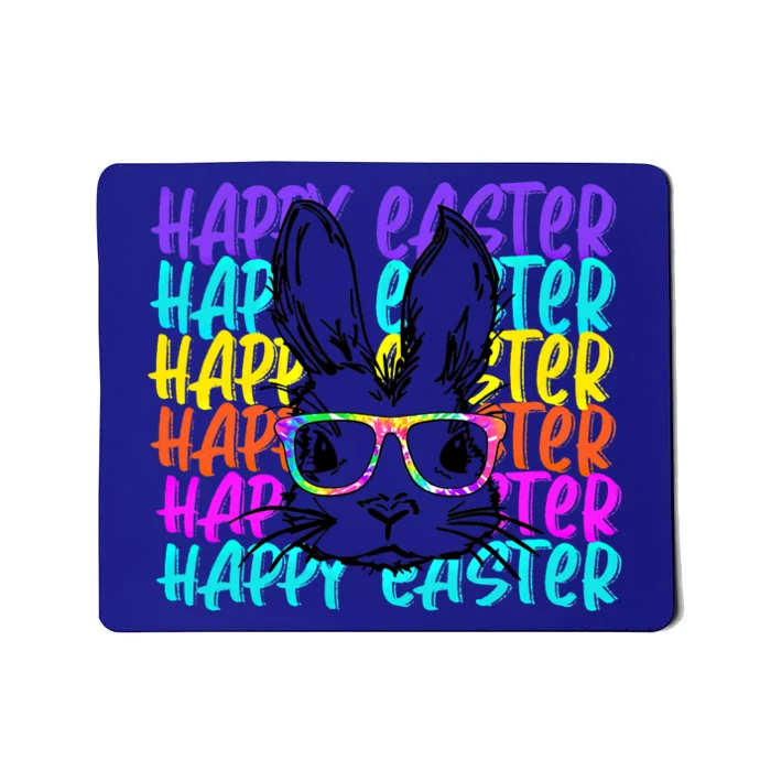 Happy Easter Day Bunny Glasses Cute Rabbit Gift Mousepad