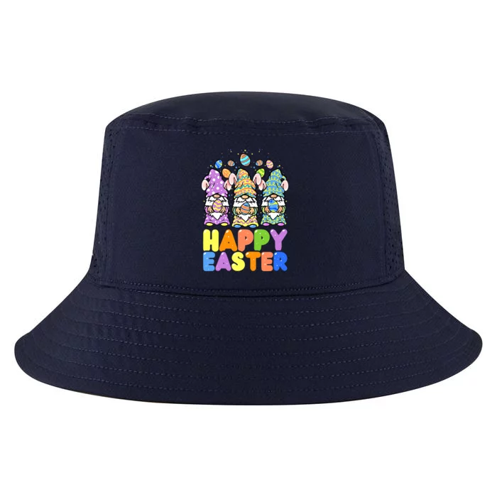 Happy Easter Day Bunny Gnome Easter Egg Hunting Spring Gnome Meaningful Gift Cool Comfort Performance Bucket Hat