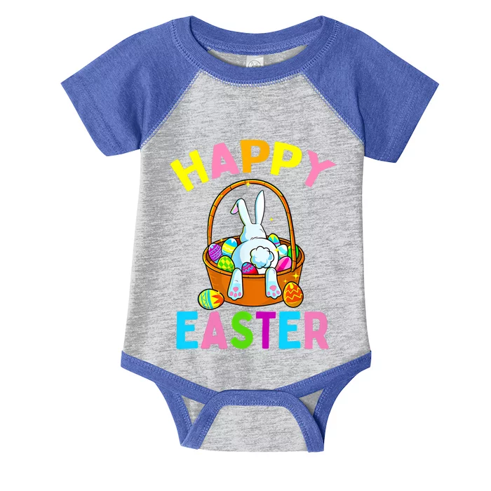 Happy Easter Day Bunny Hunting Chocolate Eggs Egg Hunt Funny Gift Infant Baby Jersey Bodysuit