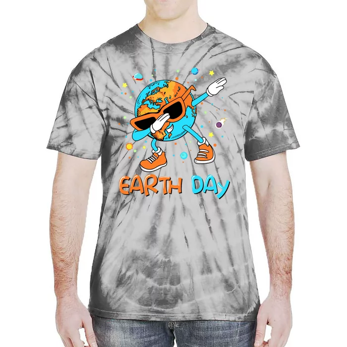 Happy Earth Day 2024 Funny Earth Day Boy Dab Tie-Dye T-Shirt