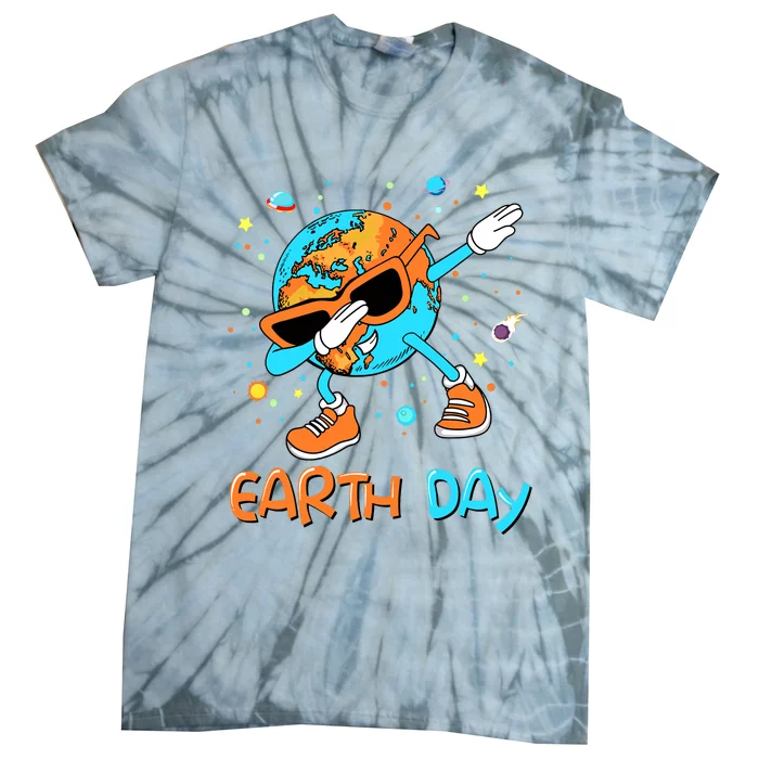 Happy Earth Day 2024 Funny Earth Day Boy Dab Tie-Dye T-Shirt