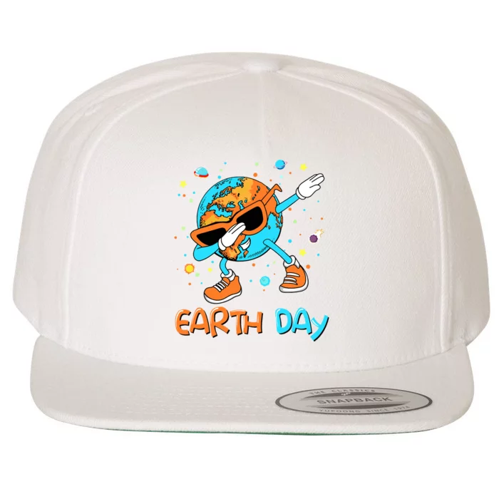 Happy Earth Day 2024 Funny Earth Day Boy Dab Wool Snapback Cap