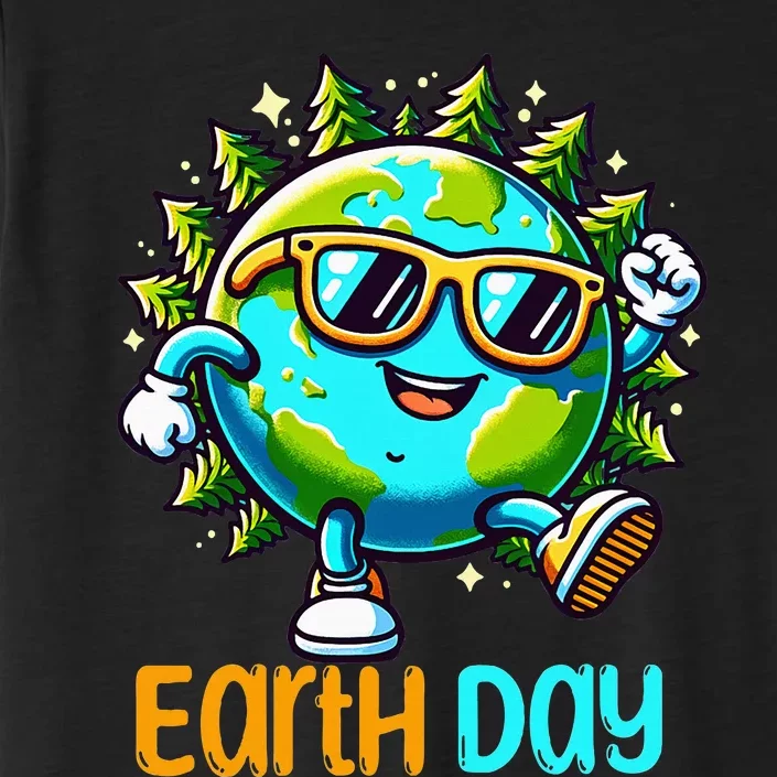 Happy Earth Day 2024 Funny Earth Day ChromaSoft Performance T-Shirt