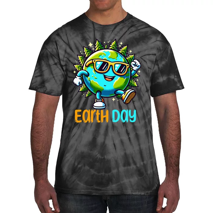 Happy Earth Day 2024 Funny Earth Day Tie-Dye T-Shirt