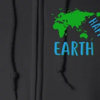 Happy Earth Day Full Zip Hoodie