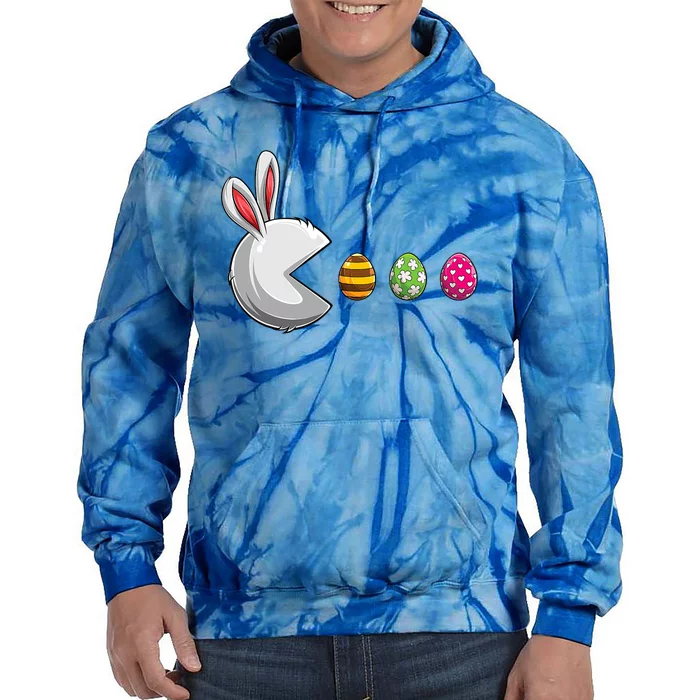 Happy Easter Day Bunny Egg Funny Easter Gift Tie Dye Hoodie