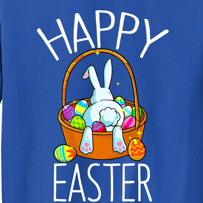 Happy Easter Day Bunny Egg Hunt Funny Gift Tall Sweatshirt