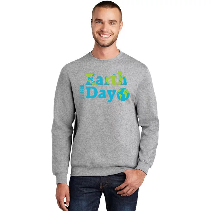 Happy Earth Day 2024 Funny Earth Day Boy Dab Tall Sweatshirt