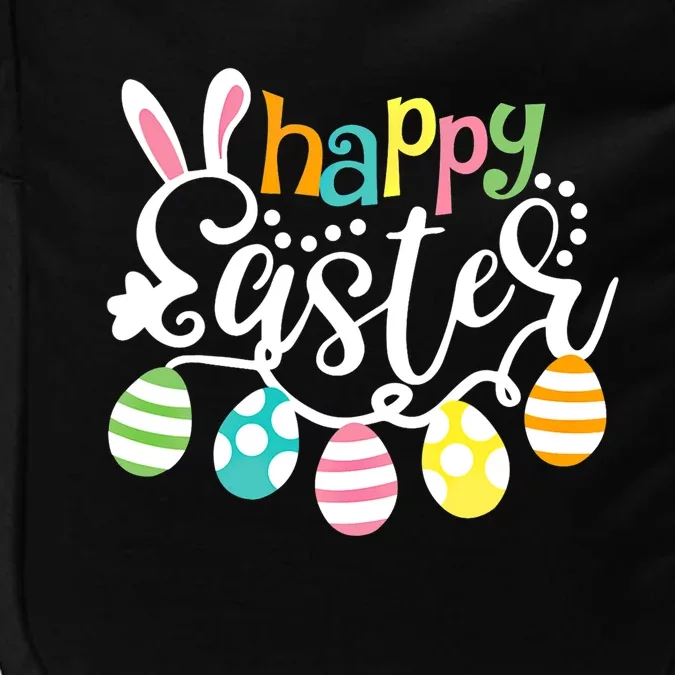 Happy Easter Day Easter Bunny Eggs Funny Gift Impact Tech Backpack