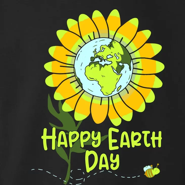 Happy Earth Day Every Day Sunflower Teachers Earth Day Toddler Hoodie