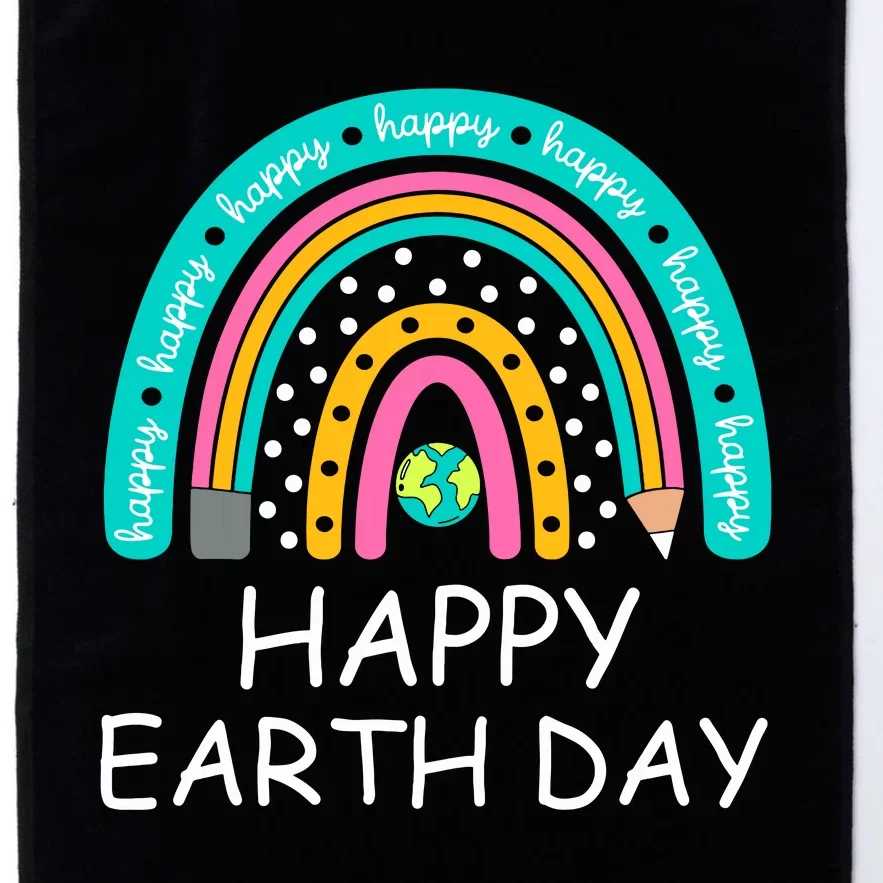 Happy Earth Day Women Teachers Student Earth Day Platinum Collection Golf Towel