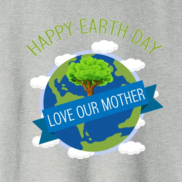 Happy Earth Day World Earth Day Awareness Gift Women's Crop Top Tee