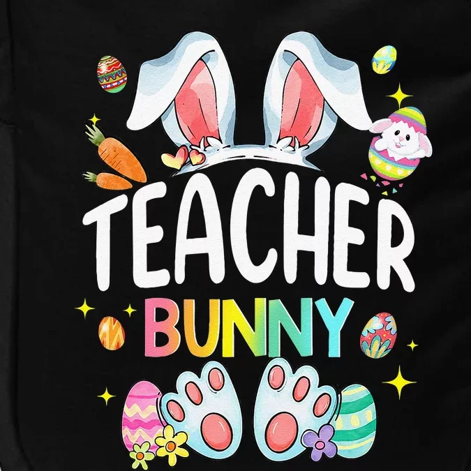 Happy Easter Day Women Teacher Bunny Impact Tech Backpack