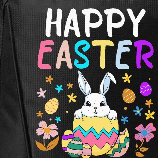 Happy Easter Day Rabbit Bunny Egg Hunting City Backpack