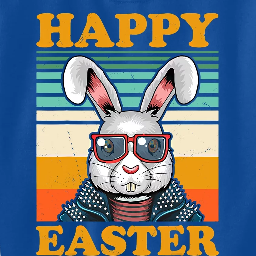 Happy Easter Day Funny Bunny Easter Gift Kids Sweatshirt