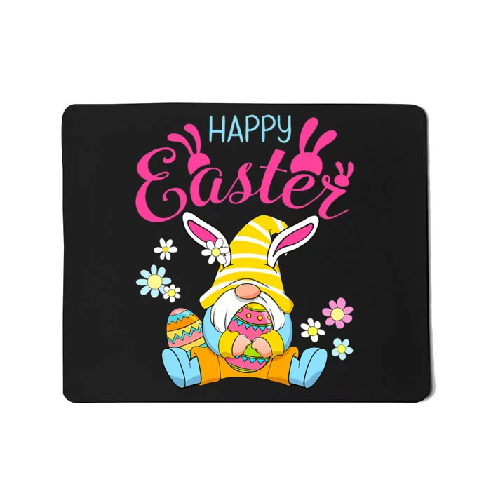 Happy Easter Day Bunny Spring Gnome Easter Egg Hunting Mousepad