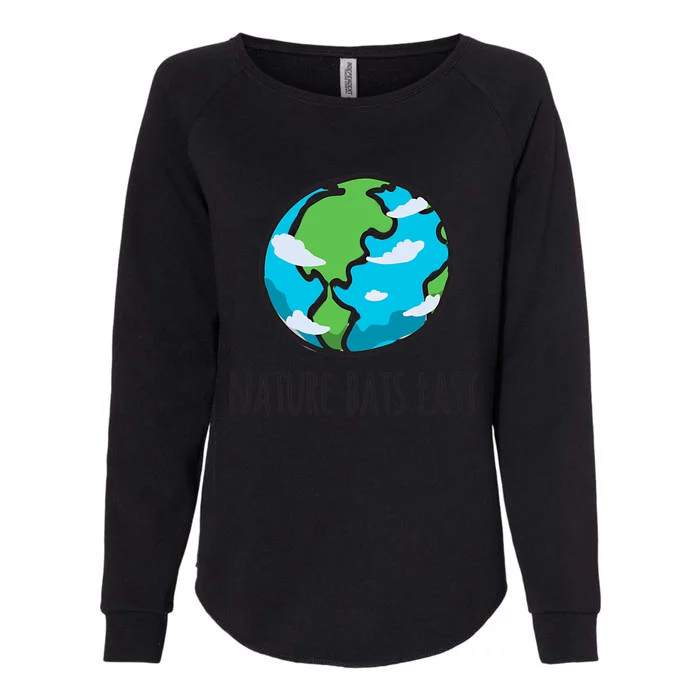 Happy Earth Day Nature Bats Last Environtal Cute Gift Womens California Wash Sweatshirt