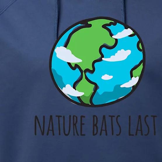 Happy Earth Day Nature Bats Last Environtal Cute Gift Performance Fleece Hoodie