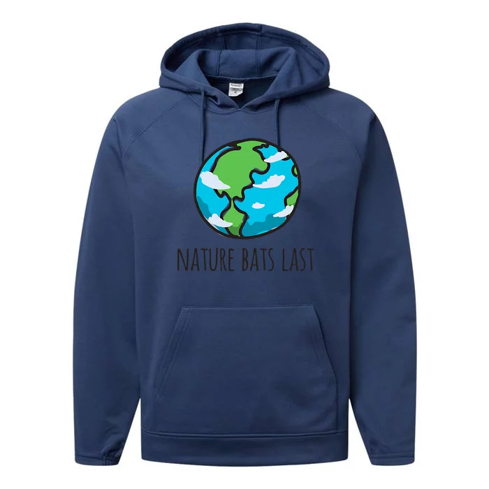 Happy Earth Day Nature Bats Last Environtal Cute Gift Performance Fleece Hoodie