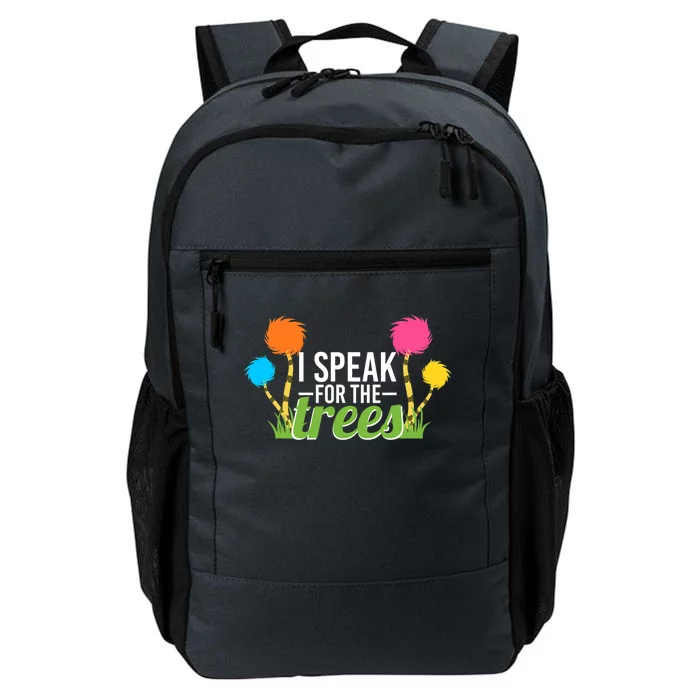 Happy Earth Day Nature Lover Design Speak For The Trees Great Gift Daily Commute Backpack